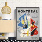 poster vintage montréal