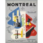poster vintage montréal