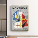 poster vintage montréal