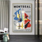 poster vintage montréal