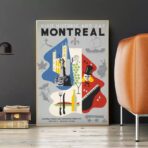poster vintage montréal