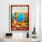 poster vintage nice