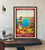 poster vintage nice