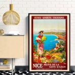 poster vintage nice