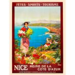 poster vintage nice