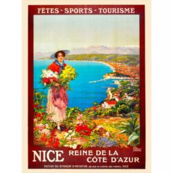 poster vintage nice