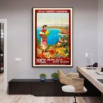 poster vintage nice