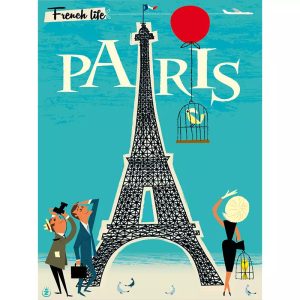 poster vintage paris