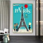 poster vintage paris