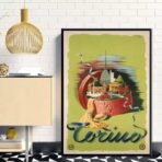 poster vintage torino