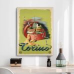 poster vintage torino