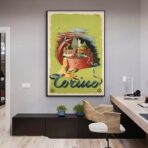 poster vintage torino