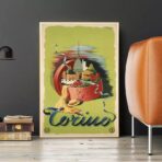 poster vintage torino