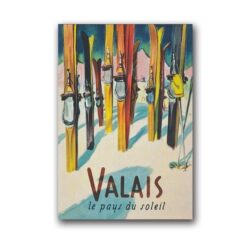 poster vintage valais