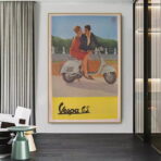 poster vintage vespa