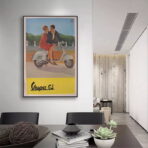 poster vintage vespa