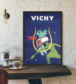 poster vintage vichy