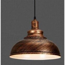 suspension vintage cuivre