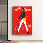 affiche jour de fete jacques tati