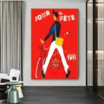 affiche jour de fete jacques tati