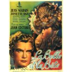 affiche la belle et la bete cocteau