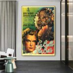 affiche la belle et la bete cocteau