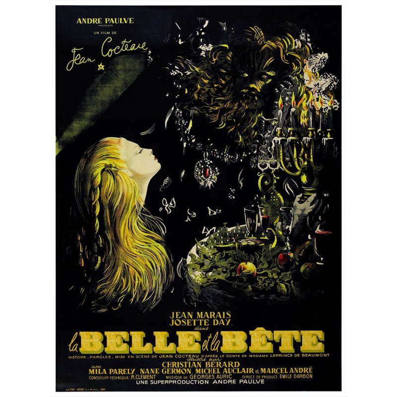 affiche-la-belle-et-la-bete-jean-cocteau_1 affiche la belle et la bete jean cocteau