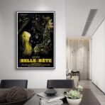 affiche la belle et la bete jean cocteau
