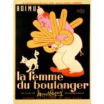 affiche la femme du boulanger