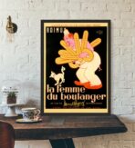 affiche la femme du boulanger