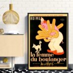 affiche la femme du boulanger