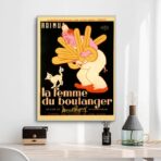 affiche la femme du boulanger
