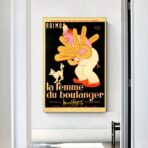 affiche la femme du boulanger