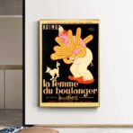 affiche la femme du boulanger