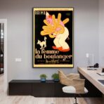 affiche la femme du boulanger