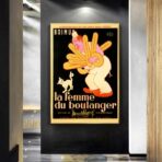 affiche la femme du boulanger