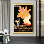 affiche la femme du boulanger