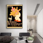 affiche la femme du boulanger