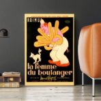 affiche la femme du boulanger