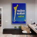 affiche les vacances de mr hulot