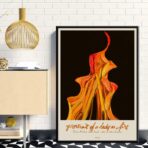 affiche portrait de la jeune fille en feu