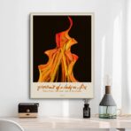 affiche portrait de la jeune fille en feu