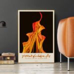 affiche portrait de la jeune fille en feu