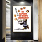 affiche un elephant ca trompe enormement