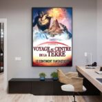 voyage au centre de la terre affiche