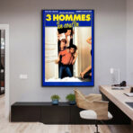 affiche 3 hommes et un couffin