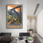 affiche ancienne auvergne