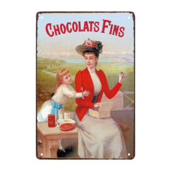 ancienne plaque publicitaire cookie