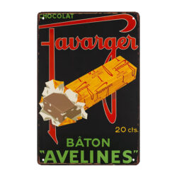 ancienne plaque publicitaire favarger