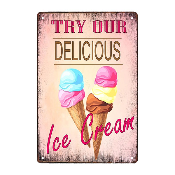 ice-cream-plaque-publicitaire ice cream plaque publicitaire